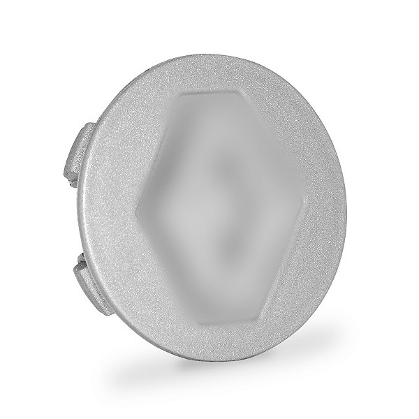 Calotinha 55mm Centro de Roda Renault Sandero Logan Clio Prata