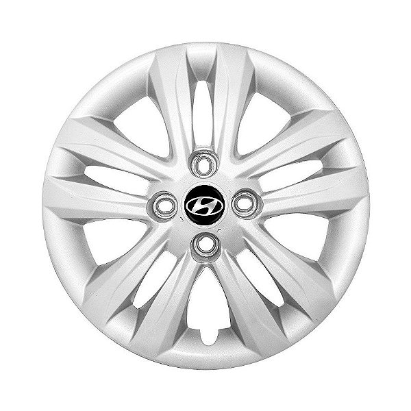 Calota Aro 14 Hyundai HB20 modelo 2016 a 2018 Prata