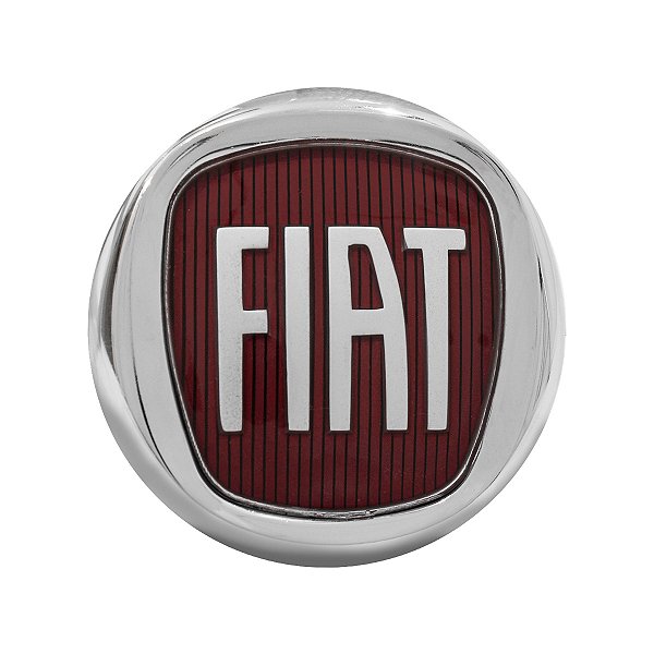 Emblema de Grade 85mm Fiat Uno Palio Elx 2010 Vermelho