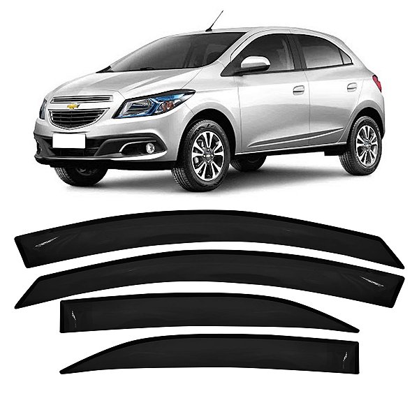 Calha De Chuva Defletor GM Onix E Prisma 2012 Até 2019 Fumê