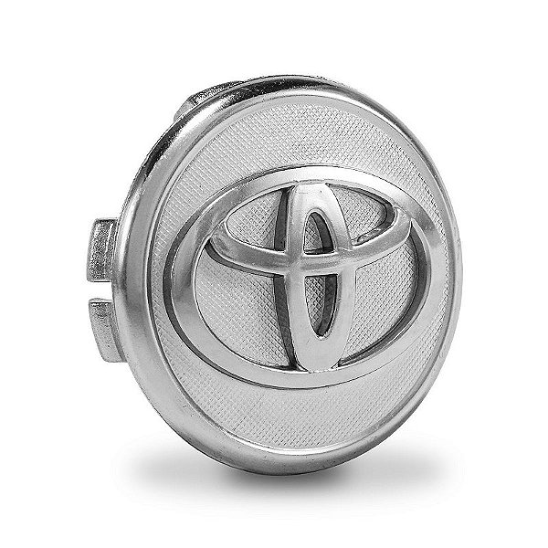 Calotinha 55mm Centro de Roda Toyota Corolla Etios Cromada