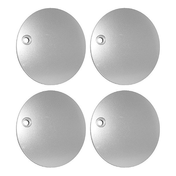 Jogo Calota Central para Roda Esportiva Aranha Binno Prata