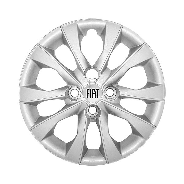 Calota Aro 14 Novo Fiat Mobi 2021 2022 Easy Like. Prata