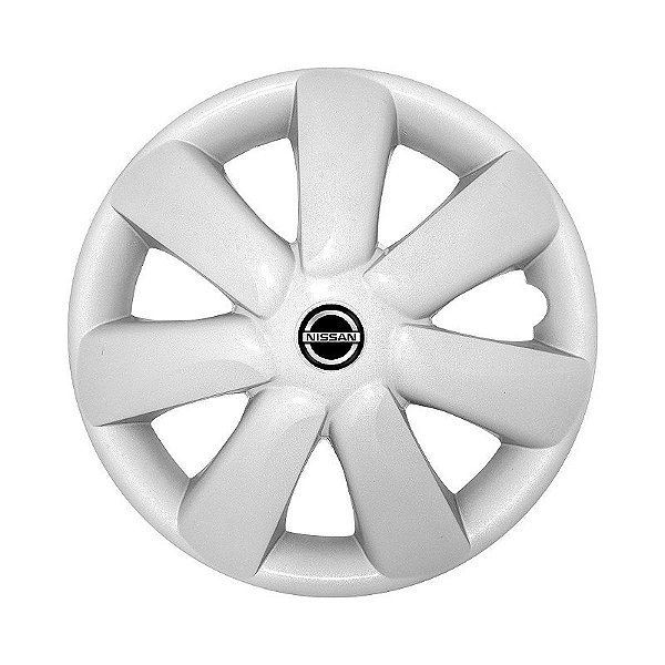 Calota Aro 14 Nissan March modelo 2015/18 Prata