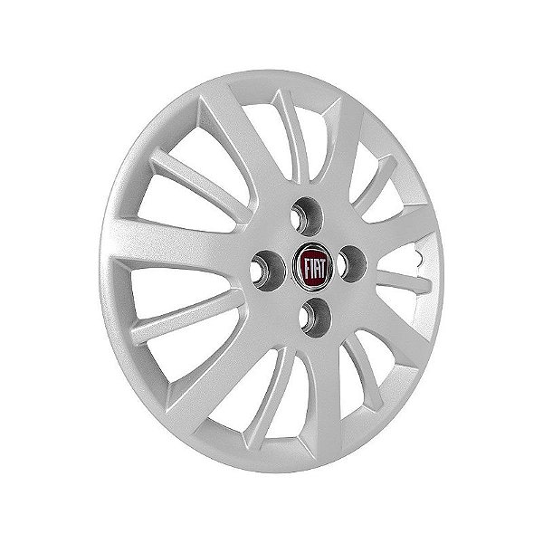 Jogo Calota aro 14 Fiat Siena Palio 2009/2010 prata