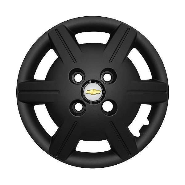 Calota Aro 13 Corsa Classic 2009 2010 2011 Preta Fosca