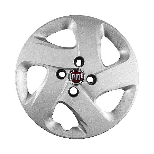 Calota aro 14 Fiat Mobi 2017/2020 prata