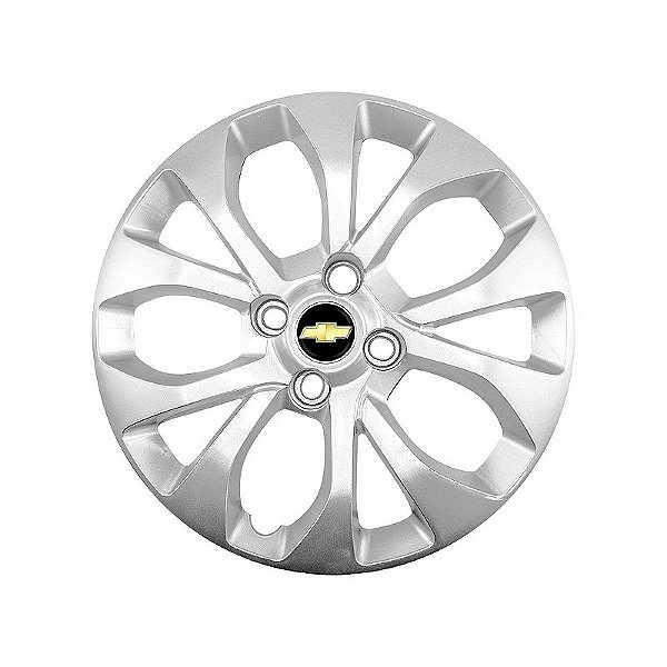 Calota aro 14 Chevrolet Onix Prisma 2017/2019 Prata