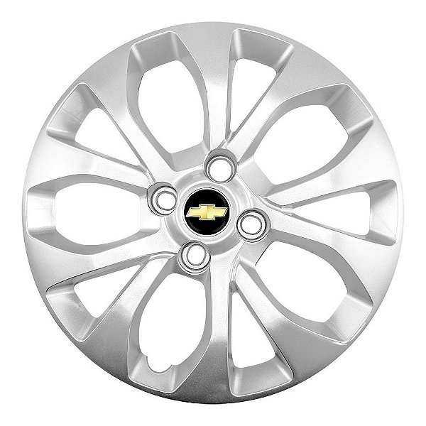 Calota aro 15 Chevrolet Onix Prisma 2017/2019 Prata