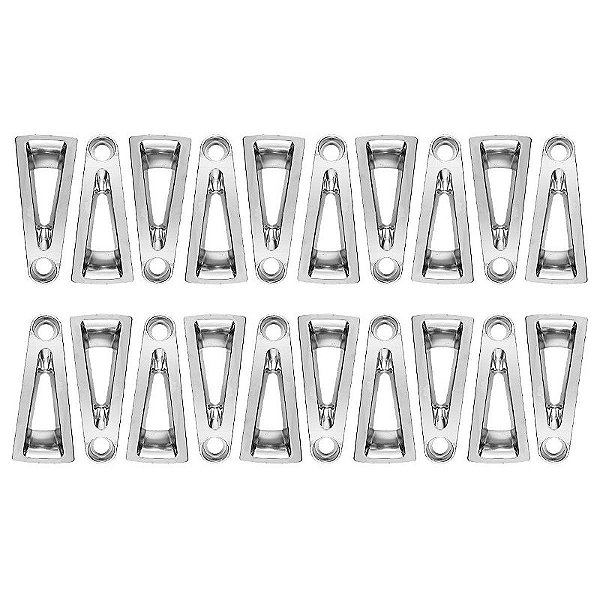 Jogo 20 Apliques de Roda Cromados Hyundai i30