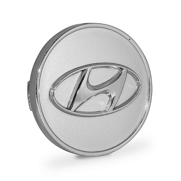 Calotinha 60mm Centro de Roda Hyundai iX35 Prata