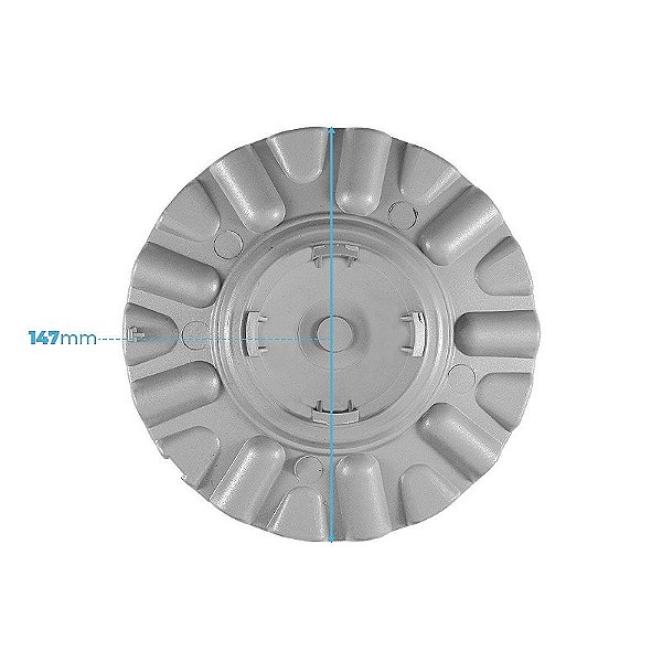 Calota Central Roda Esportiva KR 1560 emblema Kromma