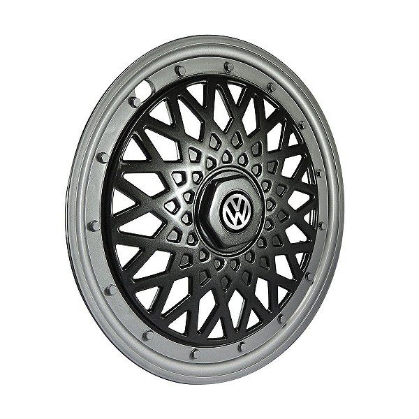 Jogo Calota Esportiva Aro 13 Modelo BBS Emblema VW