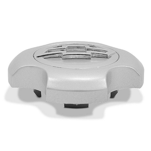 Calota Central Chevrolet Montana Sport Prata boton Cromado