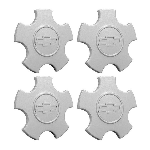 Jogo Calotinha Centro de Roda GM Zafira aro 15 Prata