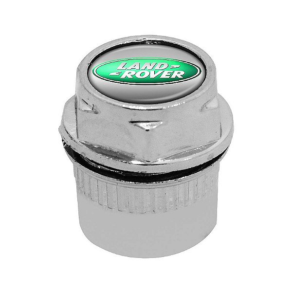 Capa Bico de Válvula Cromado Pneu Land Rover