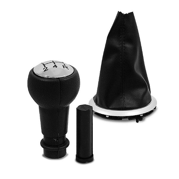 Manopla Bola de Câmbio e Coifa Citroen C3 C4 AirCross Xsara Picasso Cromada