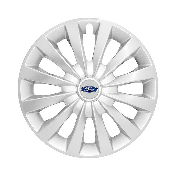 Calota Esportiva aro 13 Passat CC Prata emblema Ford Prata