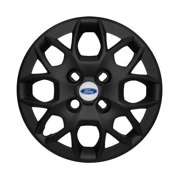 Calota Aro 14 Preto Fosco Ford Focus 2008 2009 2010 Resina