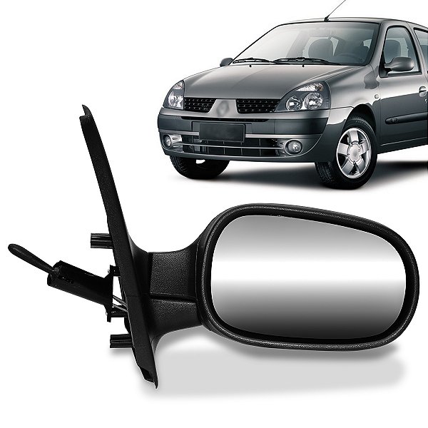 Retrovisor Renault Clio II 2/4 portas c/ controle