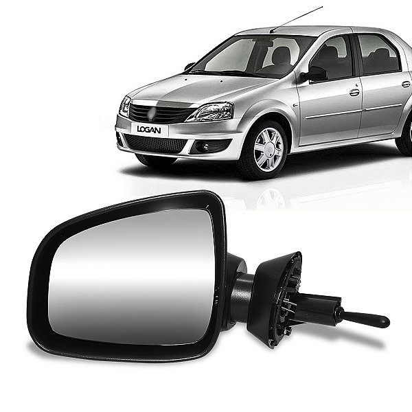 Retrovisor Renault Logan 2009/2013 com controle