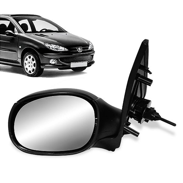 Retrovisor Peugeot 206 com controle