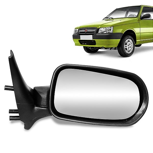 Retrovisor Uno Fire Flex 2006 a 2011 2 portas Sem Controle