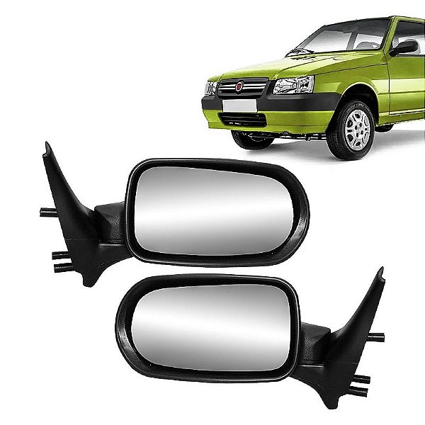 Par Retrovisor Uno Fire Flex 2006 a 2011 2 portas sem Controle