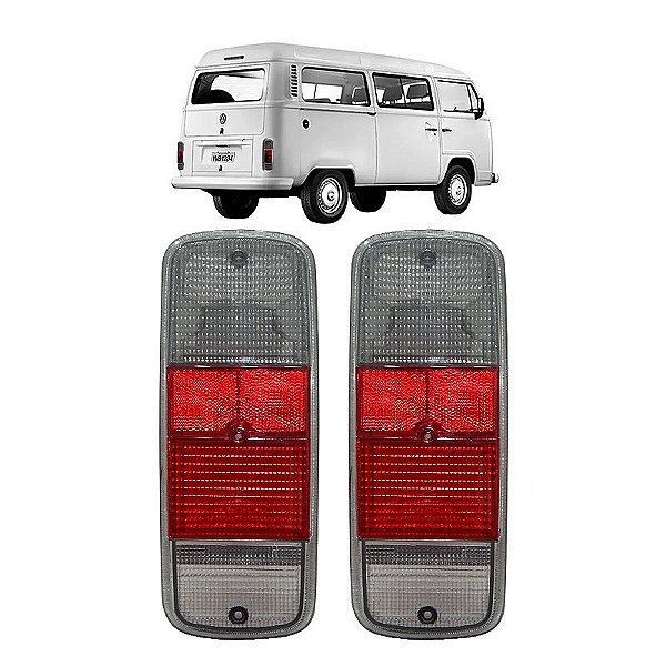Par Lente traseira VW Kombi 1976 a 2012 Fumê