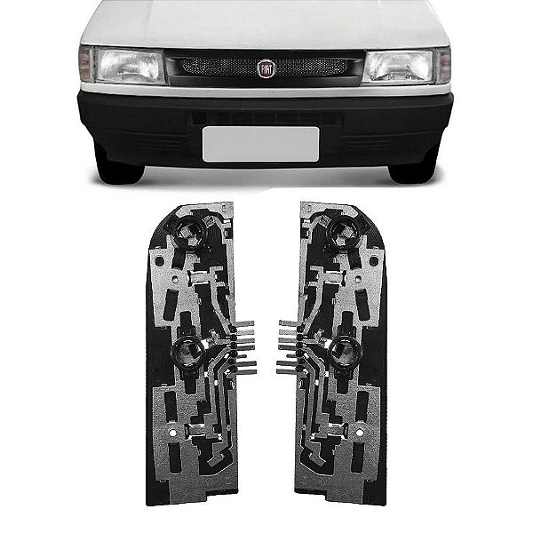 Par Soquete da lanterna traseira Fiat Uno 1984 a 2003