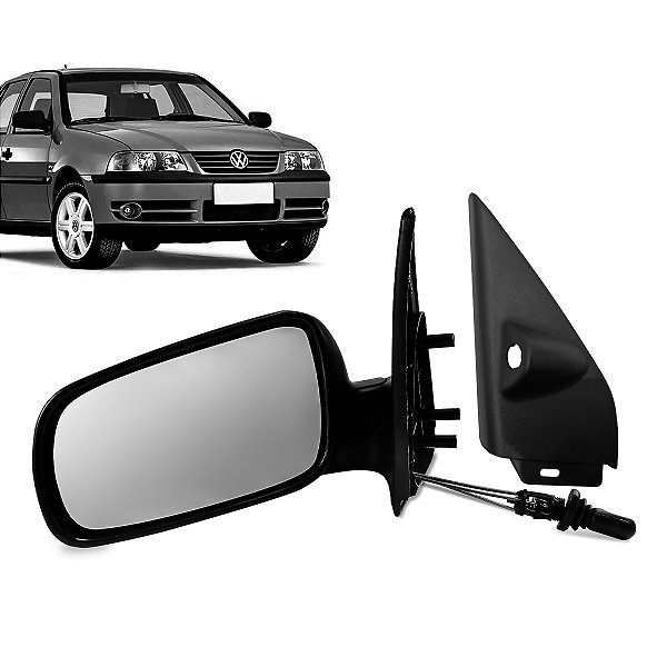 Retrovisor Gol/Saveiro G3/G4 4 portas c/ controle e acabamento interno