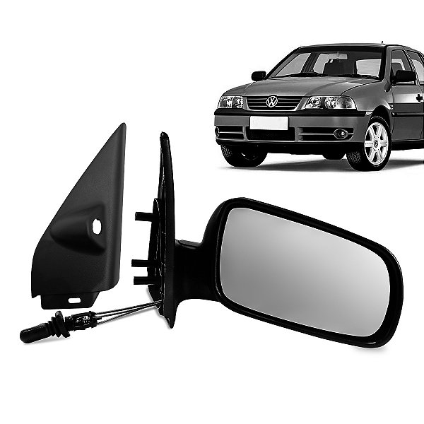 Retrovisor Gol/Saveiro G3/G4 4 portas c/ controle e acabamento interno
