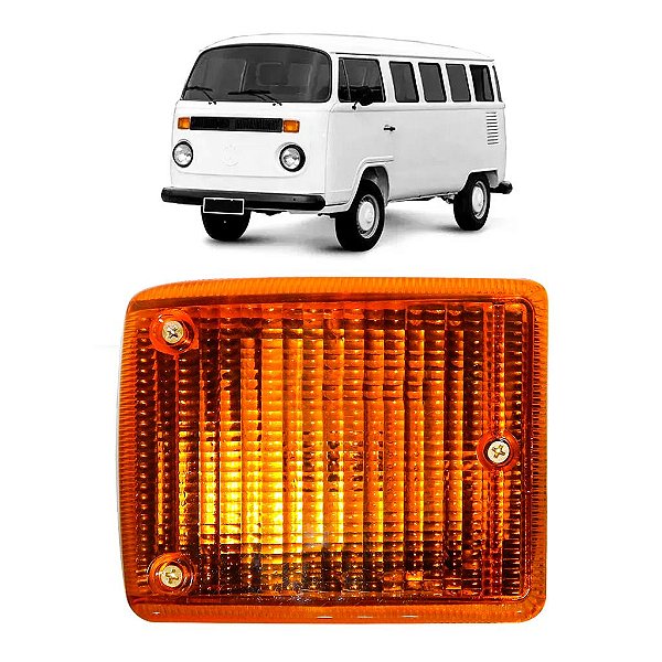 Lanterna Pisca Dianteiro Vw Volkswagen Kombi 1976 Até 2014 Ambar