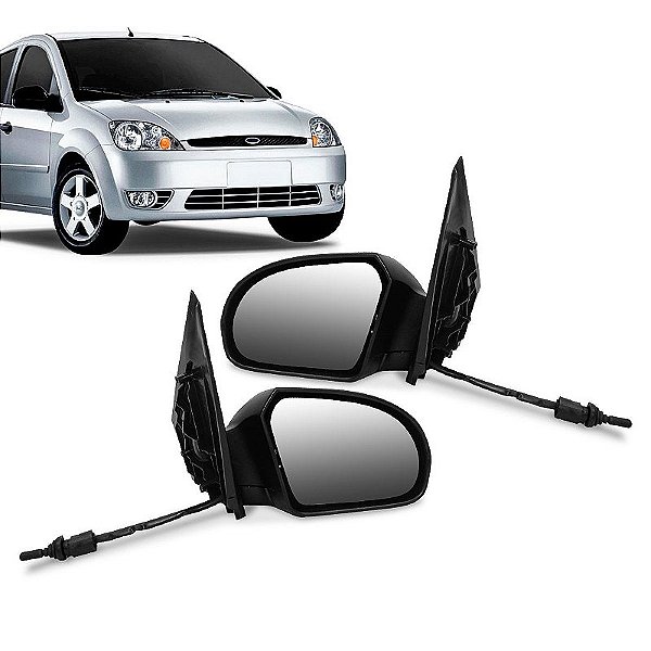 Par Retrovisor Ford Fiesta 2002 a 2014 4 portas com controle