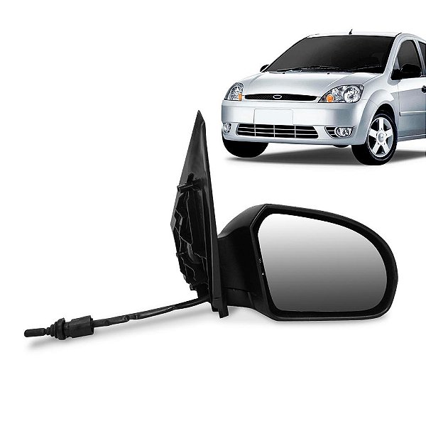 Retrovisor Ford Fiesta 2002 a 2014 4 portas com controle