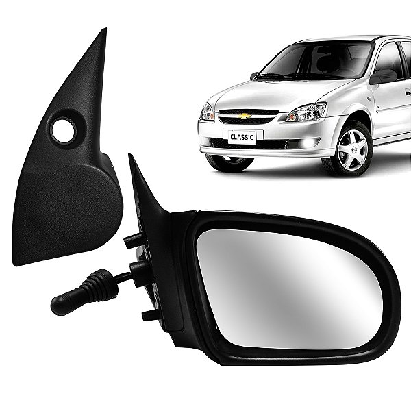 Retrovisor Corsa Sedan Classic 1994 a 2015 2/4 portas com controle e acabamento