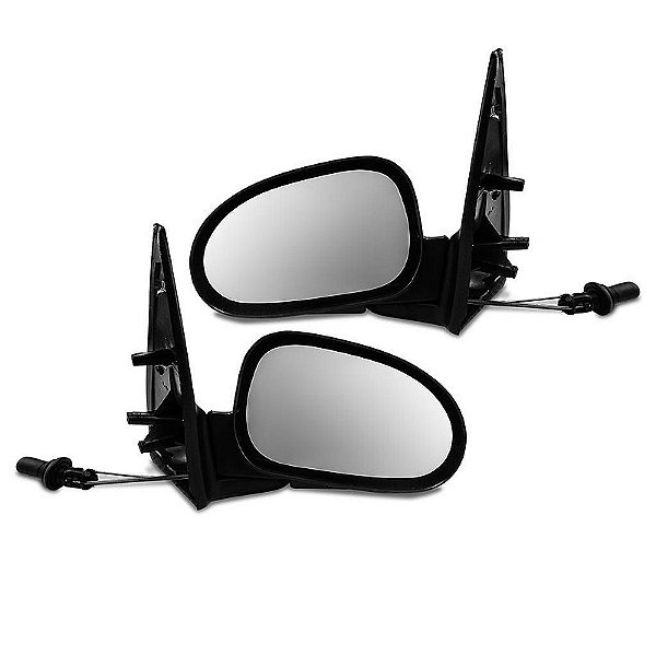 Par Retrovisor Gol Parati Bola 2P 1995 1999 c/ acabamento