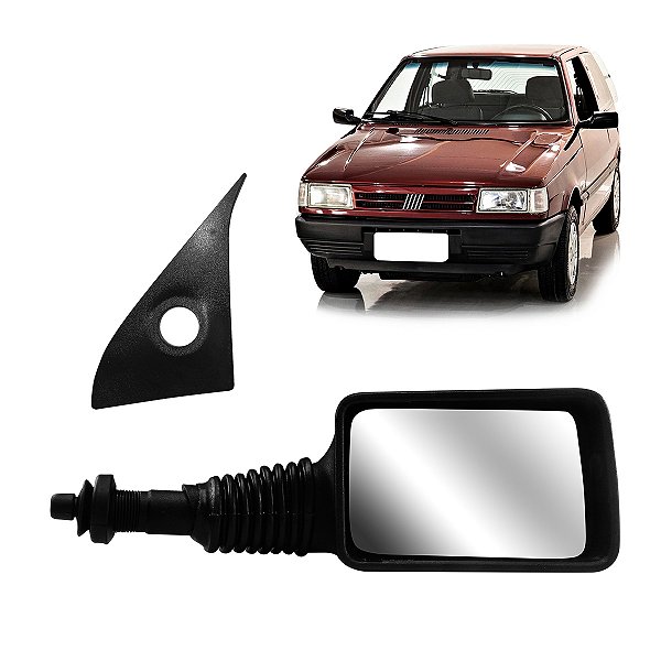 Retrovisor Uno EP SX Young Smart 4 portas com controle e Acabamento interno