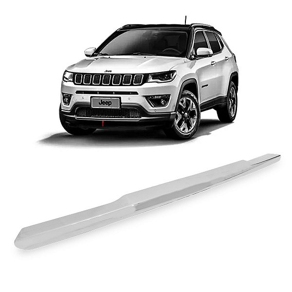 Aplique Cromado de Friso Frontal Inferior Jeep Compass