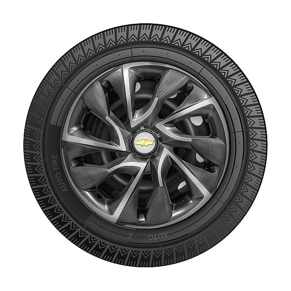 Jogo Calota Esportiva aro 14 DS4 Sport Cup Emblema GM Prata