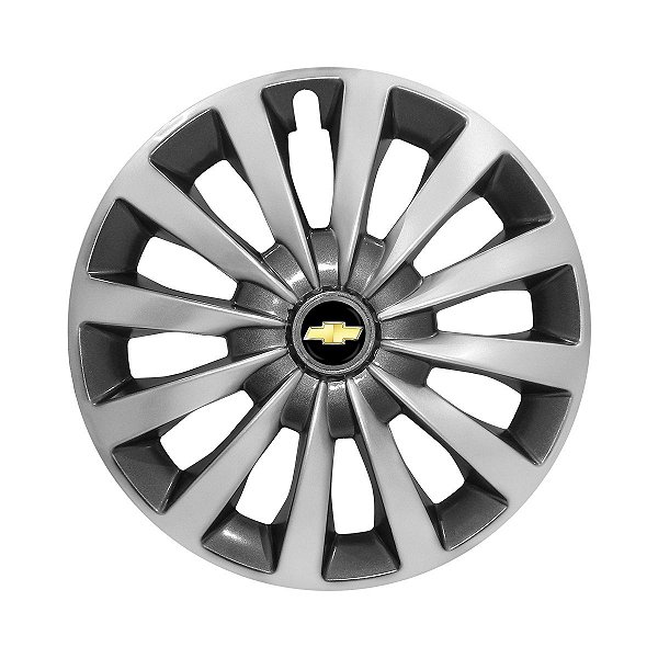 Calota Esportiva aro 13 Passat CC Sport Silver emblema GM Preto
