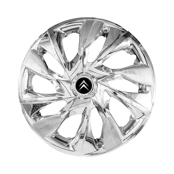 Calota Esportiva Aro 14 DS4 Cromada emblema Citroen
