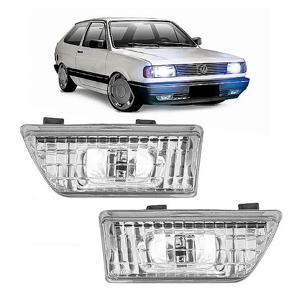 Par Farol Auxiliar milha VW Gol Parati Saveiro Voyage 87/94
