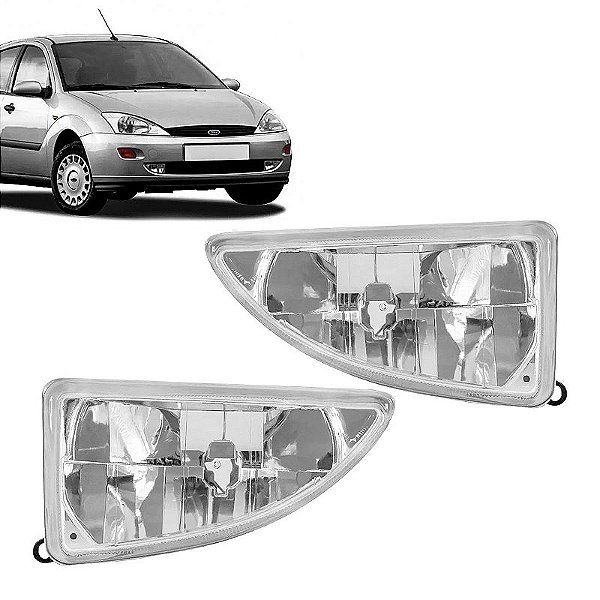 Par Farol Auxiliar milha Ford Fiesta Focus 1998 a 2003