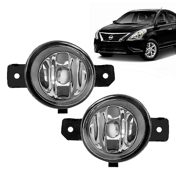 Par Farol Auxiliar milha Nissan Versa 2011 a 2019