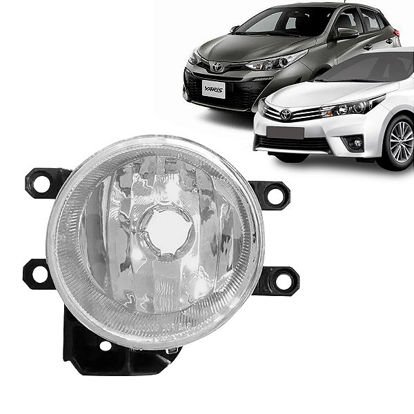 Farol Auxiliar milha Toyota Yaris 2018/2022 Corolla 2014/2019