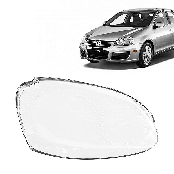 Lente de farol VW Jetta 2007 a 2010