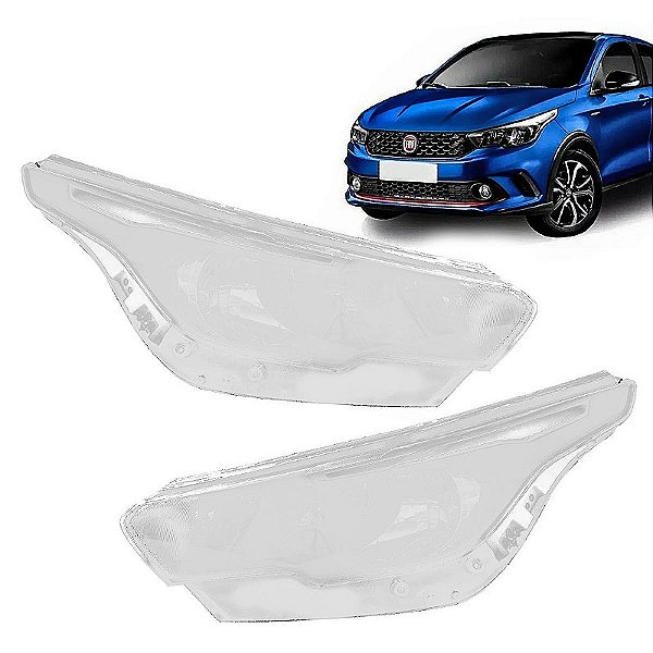 Par Lente de farol Fiat Argo/Cronos 2017 a 2022