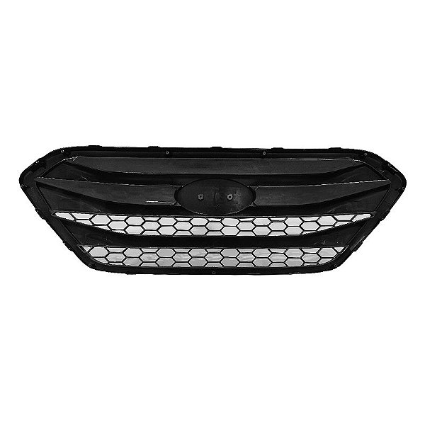 Grade do Radiador Hyundai IX35 2016/2022 Cinza/Grafite