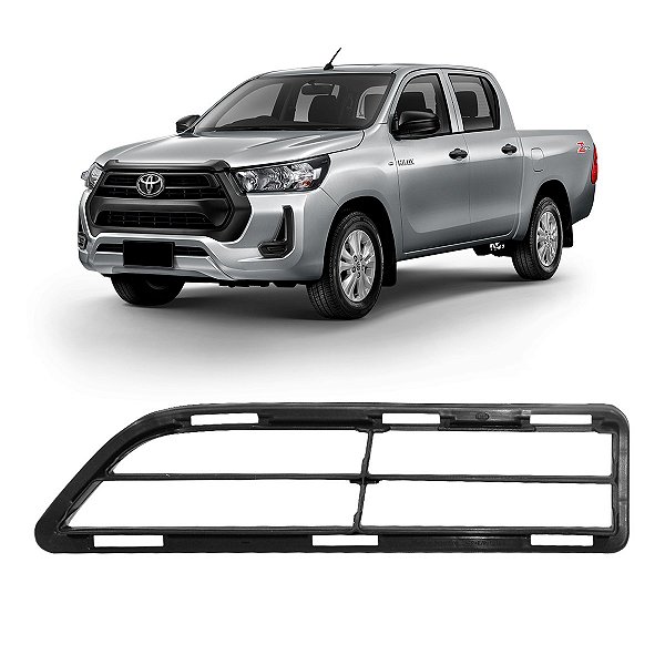 Grade de Para-choque Inferior Toyota Hilux 2021/2023